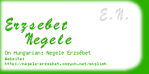 erzsebet negele business card